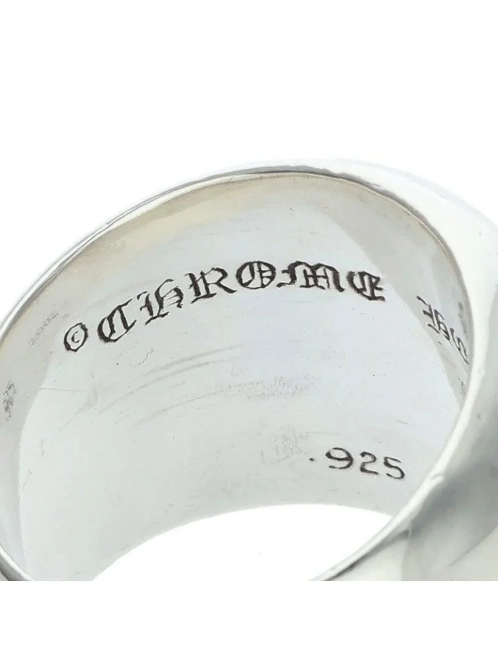 Chrome Hearts Clssc Oval Star Classic Silver Ring